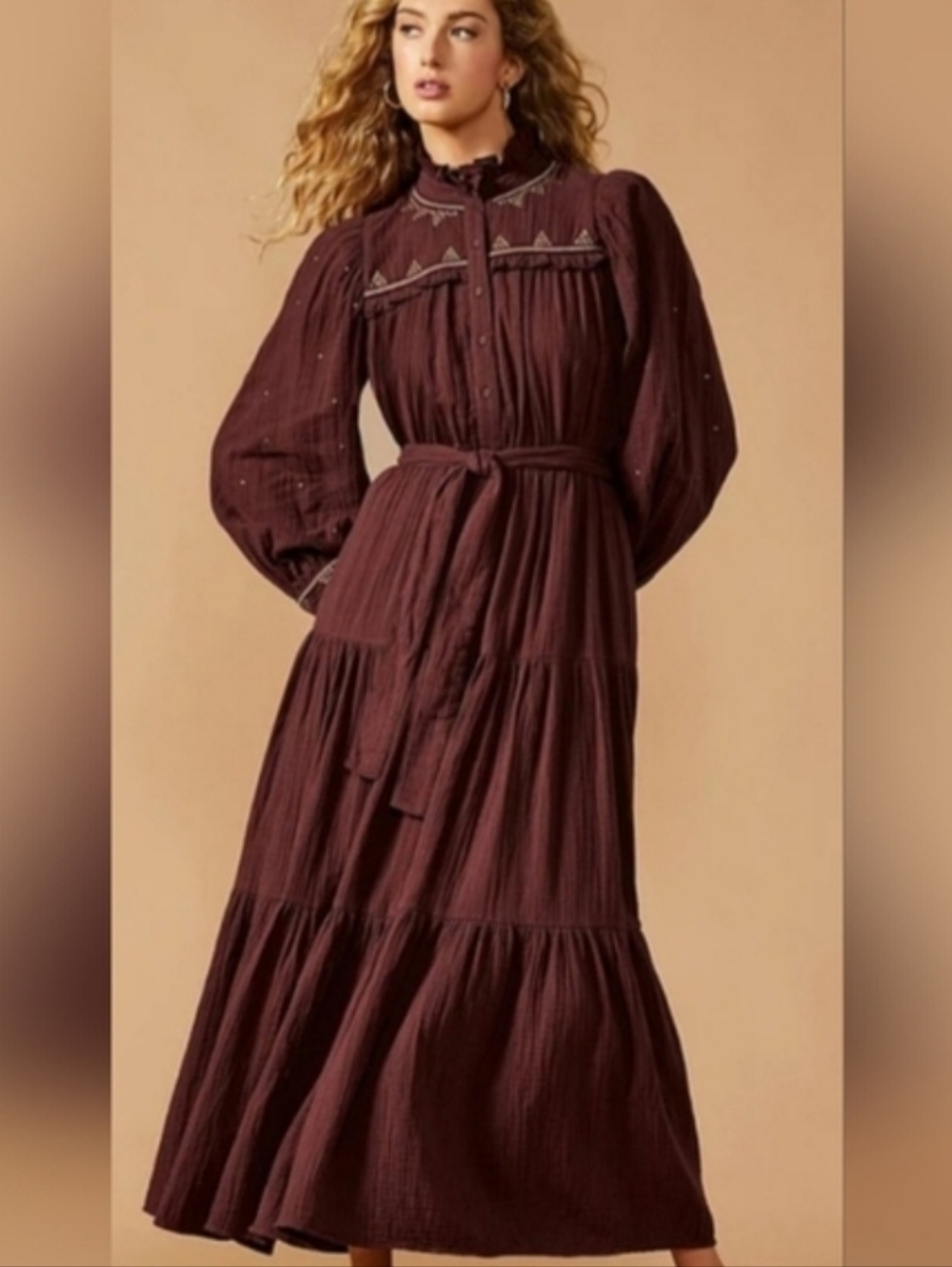 A LOVES A Maxi Dress Nwt XL Boho Western